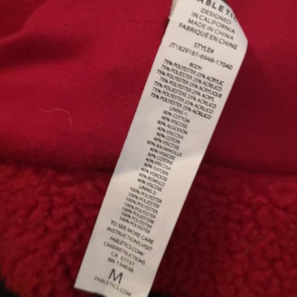 Red Teddy Coat - Picture 7 of 7